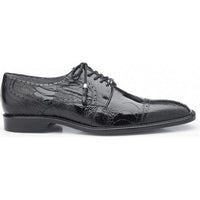 Belvedere Mens Shoes Batta Black Genuine Ostrich Lace Up 14006 - J.Valintin Men's Wear Legend - Betta_14006_Black_9