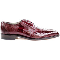 Belvedere Siena Men's Shoes Genuine Ostrich Lace Up Burgundy 1463 - J.Valintin Men's Wear Legend - Siena 1463 Burgundy_9