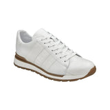 Belvedere Sneakers Blake Genuine Ostrich and Soft Italian Calf White - J.Valintin Men's Wear Legend - Blake 33629 White - 10