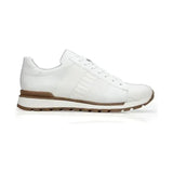 Belvedere Sneakers Blake Genuine Ostrich and Soft Italian Calf White - J.Valintin Men's Wear Legend - Blake 33629 White - 10