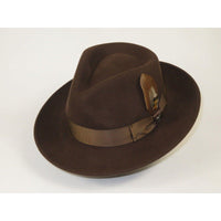 Bruno Capelo Hat Australian Wool Fedora Teardrop Crushable Bel Air BL594 Brown - J.Valintin Men's Wear Legend - BL594 - Brown - S