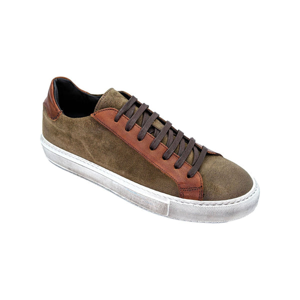 Giovacchini by Belvedere Sneakers Made In Italy Suede Rino Antique Cognac - J.Valintin Men's Wear Legend - Rino Cognac - 10