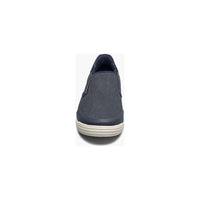 Nunn Bush KORE City Walk EZ Canvas Moc Toe Slip On Shoes Blue Denim 85119-462