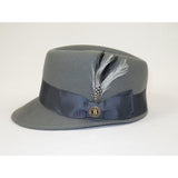 Men's LEGIONNAIRE Codet Cap Wool Felt Hat Telescope Crown LG103 Gray