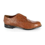 Madison Stacy Adams Anaconda Print Leather Shoes Tan 00055 - 240 - J.Valintin Men's Wear Legend - 00055_240_7