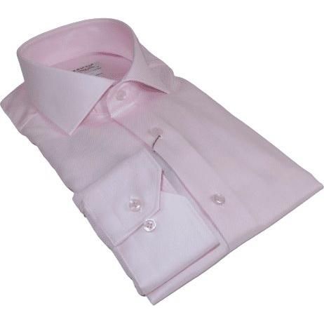 Men 100% Italian Cotton Shirt Non Iron SORRENTO Turkey Spread Collar 4470 Pink - J.Valintin Men's Wear Legend - 98722