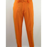 Men 2pc Walking Leisure Suit Short Sleeves DREAMS Checker 282 - 18 Orange - J.Valintin Men's Wear Legend - 282 - 18 Orange - M