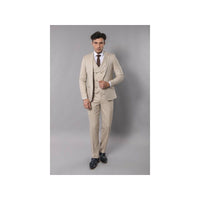 Men 3pc Shawl Model Vested Suit WESSI J.VALINTIN Extra Slim JV11 Tan TURKEY USA - J.Valintin Men's Wear Legend - 16594