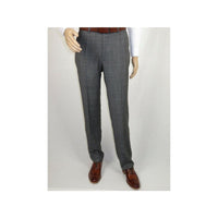 Men Apollo King 3pc Classic Suit A303 Gray white window pane 100% Wool Ship free - J.Valintin Men's Wear Legend - 21458