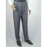 Men Apollo King Banded Collarless suit Mandarin 5 Button Wide leg M5 - 3 Gray New - J.Valintin Men's Wear Legend - 21008