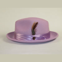 Men Bruno Capelo Hat Australian Wool Crushable Fedora Untouchable UN127 Lavender - J.Valintin Men's Wear Legend - 98065