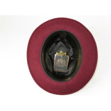 Men Bruno Capelo Hat Australian Wool Fedora Untouchable EXECUTIVE EX324 Burgundy - J.Valintin Men's Wear Legend - 16285