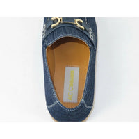 men Comfort Shoes AC CASUALS Upper Slip On Linen Fabric Texture 6816 Denim Blue - J.Valintin Men's Wear Legend - 14940