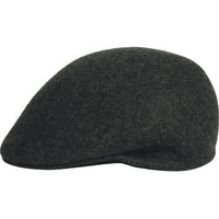 Men Fashion Classic Flannel Wool Ascot Ivy Hat Bruno Capelo Tyson TY108 Charcoal - J.Valintin Men's Wear Legend - 98115