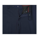 Men Flat Front Suit Separate Pants Slim Fit Soft light Weight Slacks 201 - 19 Navy - J.Valintin Men's Wear Legend - 97700