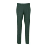 Men Flat Front Suit Separate Pants Slim Fit Soft light Weight Slacks 201 - 9 Green - J.Valintin Men's Wear Legend - 201 - 9 - green Pants - 30