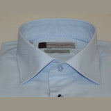 Men Franco Gilberto Shirt Twill Cotton Blend Spread Collar Turkey 5566 - 418 blue - J.Valintin Men's Wear Legend - 13999