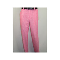 Men INSERCH premium Soft Linen Breathable 2pc Walking Leisure suit LS29116 Pink - J.Valintin Men's Wear Legend - 100689