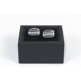 Men J.Valintin Cufflinks by Vitorofolo for French Cuff Shirt V35 - 1 Silver stones - J.Valintin Men's Wear Legend - 98400