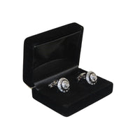 Men J.Valintin Cufflinks by Vitorofolo for French Cuff Shirt V39 - 44 Crystal - J.Valintin Men's Wear Legend - 98394