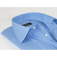 Men Mondego 100% Cotton Dress Sport shirt Regular Modern fit sn6100 Blue Stripe - J.Valintin Men's Wear Legend - 4459