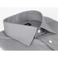 Men Mondego 100% Soft Cotton Dress Classic shirt Long Sleeves sn100 gray Solid - J.Valintin Men's Wear Legend - 4301