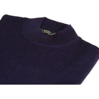 Men PRINCELY Made in Turkey Soft Merinos Wool Sweater Knits Mock 1011 - 00 Plum - J.Valintin Men's Wear Legend - 96685