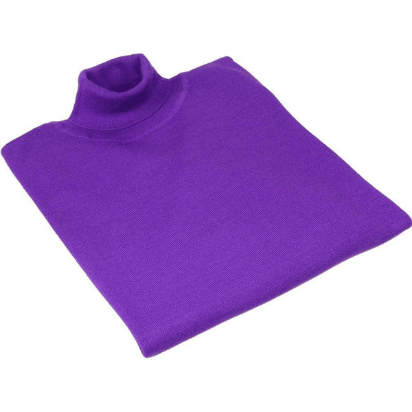 Men PRINCELY Turtle neck Sweater From Turkey Merino Wool 1011 - 80 Lt Purple - J.Valintin Men's Wear Legend - 1011 - 80 Lt Purple - M