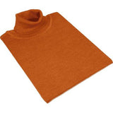 Men PRINCELY Turtle neck Sweater From Turkey Soft Merinos Wool 1011 - 80 Rust - J.Valintin Men's Wear Legend - 96737