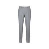 Men Renoir Flat Front Pants 100% Soft Wool Super 140s Classic Fit 508 - 5 Lt Gray - J.Valintin Men's Wear Legend - 3229