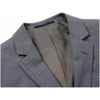 Men Renoir Suit Separate Super 140 Wool Two Button Classic Fit 508 - 3 Mid Gray - J.Valintin Men's Wear Legend - 73422