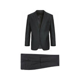 Men Renoir Suit Separate Super 140 Wool Two Button Classic Fit 555 - 3 Charcoal - J.Valintin Men's Wear Legend - 80006