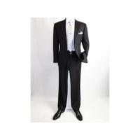 Men Renoir Suit Separate Super 140s Soft Wool Two Button Classic Fit 508 - 1 Black - J.Valintin Men's Wear Legend - 73369