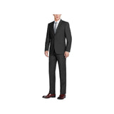 Men RENOIR Suit Seprates Solid 2 Button Business Formal Slim Fit 201 - 1 Black - J.Valintin Men's Wear Legend - 97585