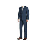 Men RENOIR suit Solid Two Button Business Formal Year Round Slim Fit 201 - 19 Navy - J.Valintin Men's Wear Legend - 92226