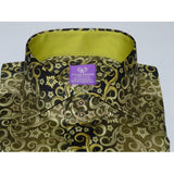 Men Shirt J.Valintin Turkey - Usa 100% Egyption Cotton Axxess Style 1646 - 08 Olive - J.Valintin Men's Wear Legend - 2704