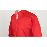 Men Shirt J.Valintin Turkey Usa Egyption Cotton Axxess Style 1514 Christmas Red - J.Valintin Men's Wear Legend - 4887