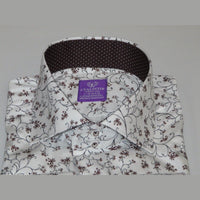 Men Shirt J.Valintin Turkey Usa Egyption Cotton Axxess Style 3325 - 1 Brown - J.Valintin Men's Wear Legend - 4900