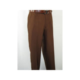 Men Silversilk 2pc walking leisure suit Italian woven knits 3115 Brown Beige - J.Valintin Men's Wear Legend - 95671