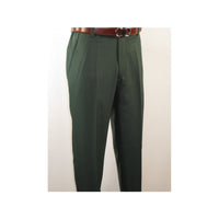 Men Silversilk 2pc walking leisure suit Italian woven knits 3115 Green Red - J.Valintin Men's Wear Legend - 95681