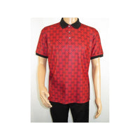 Men Sports Shirt DE - NIKO Short Sleeves Soft Modal Fashion Polo Shirt G1121 Red - J.Valintin Men's Wear Legend - 100181