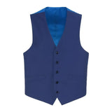 Men Suit Separate Vest V - neck Adjustable Size 5Button 201 - 20 Royal - J.Valintin Men's Wear Legend - 201 - 20 - Royal Vest - 36