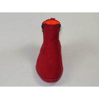 Men TAYNO Chelsea Chukka Soft Micro Suede Zip up Boot Coupe S Red - J.Valintin Men's Wear Legend - Coupe S - Red - 9