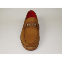 Men Tayno Dressy Casual Penny Loafer Soft Micro Suede Comfortable Drive Camel - J.Valintin Men's Wear Legend - 99604