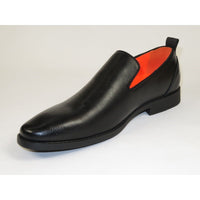 Men Tayno Dressy Casual Soft Leather Comfortable Slip on Loafer #ALPHA L Black - J.Valintin Men's Wear Legend - 100842