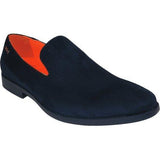 Men Tayno Dressy Casual Soft Suede Comfortable Slip on Loafer #ALPHA S Navy - J.Valintin Men's Wear Legend - 100879