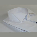 Men Tux Formal 100% Cotton Shirt MANSCHETT Turkey Slim Fit 305 - 01 White Wing tip - J.Valintin Men's Wear Legend - 96934