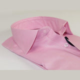 Mens 100% Cotton Oxford Shirt Manschett by Quesste Turkey Slim Fit 4029 - 02 Pink - J.Valintin Men's Wear Legend - 96854