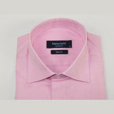 Mens 100% Cotton Oxford Shirt Manschett by Quesste Turkey Slim Fit 4029 - 02 Pink - J.Valintin Men's Wear Legend - 96854