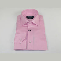 Mens 100% Cotton Oxford Shirt Manschett by Quesste Turkey Slim Fit 4029 - 02 Pink - J.Valintin Men's Wear Legend - 96854